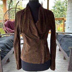 Vince | Suede  Leather Blazer